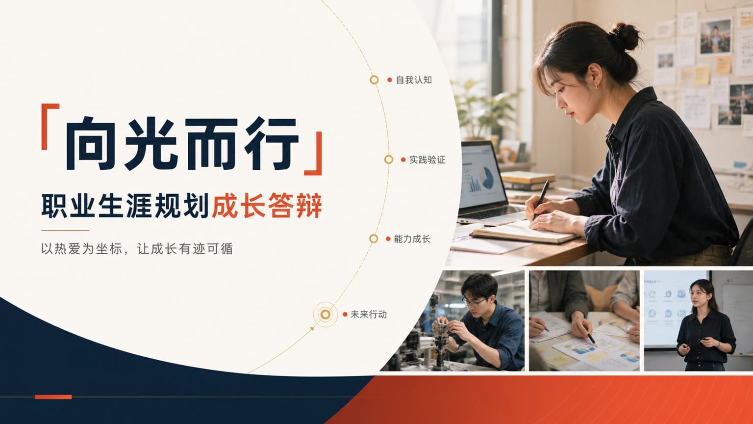 暖橙职业成长答辩风 预览图